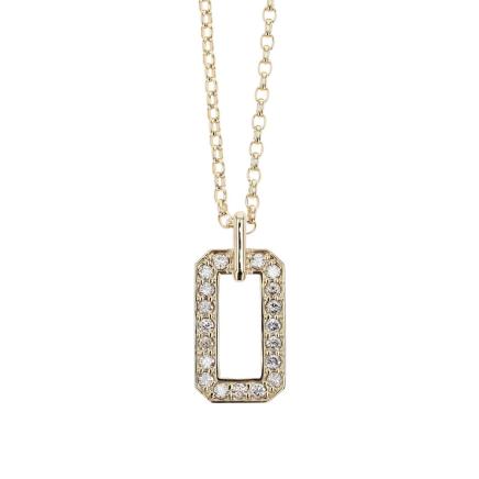 N104 K18 ダイヤモンドネックレス #65902