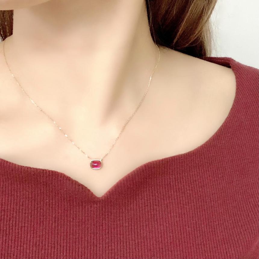 Orbe ガーネット ネックレス – VERMILLION