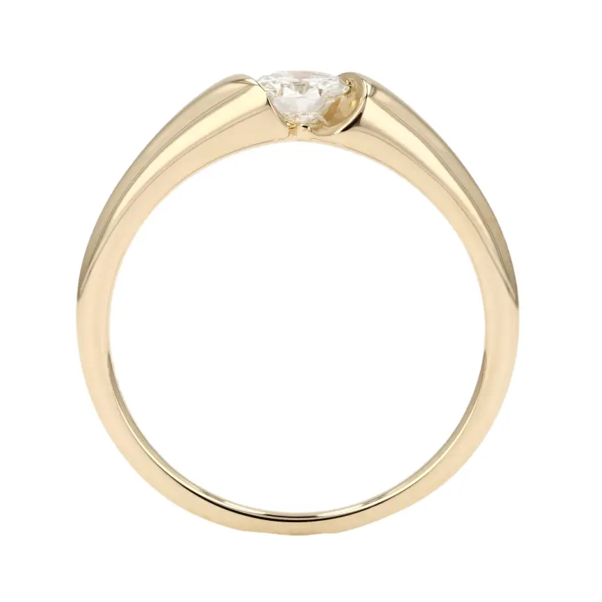 光を包み込む 0.297ct K18ダイヤモンドリング #63006 | 株式会社山城時計店