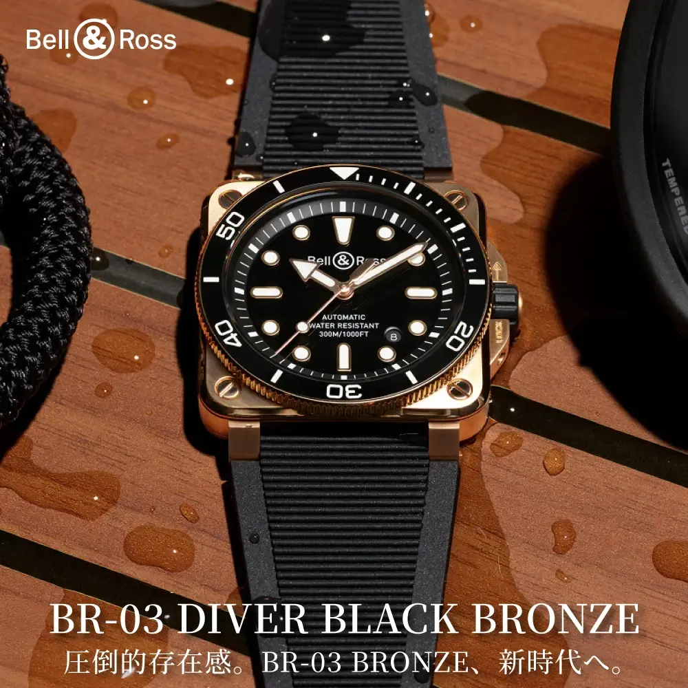 世界限定 999 本 BR-03 Diver Black Bronze