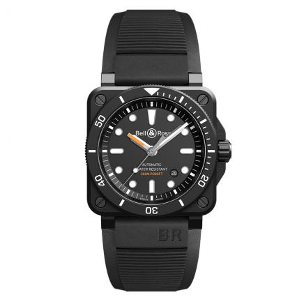 BR03-92 DIVER BLACK MATTE  BR0392-D-BL-CE/SRB