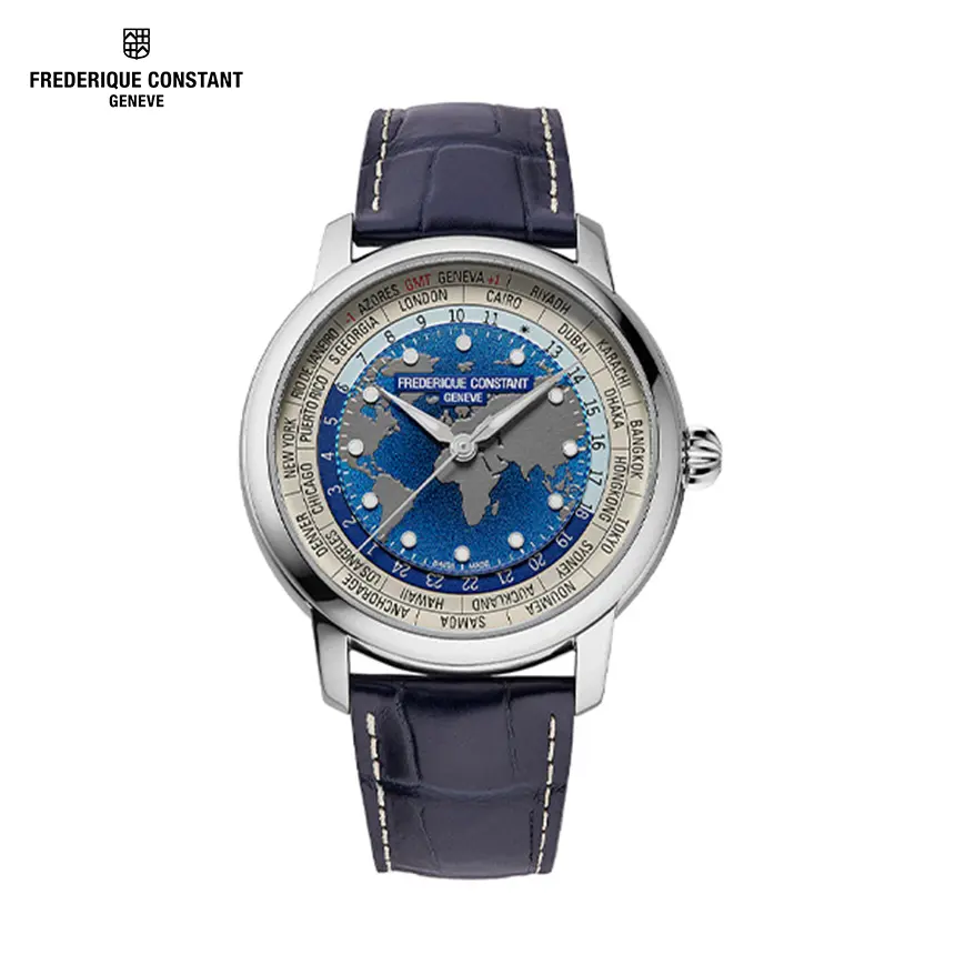 Classic Worldtimer Manufacture FC-719BLW3H6