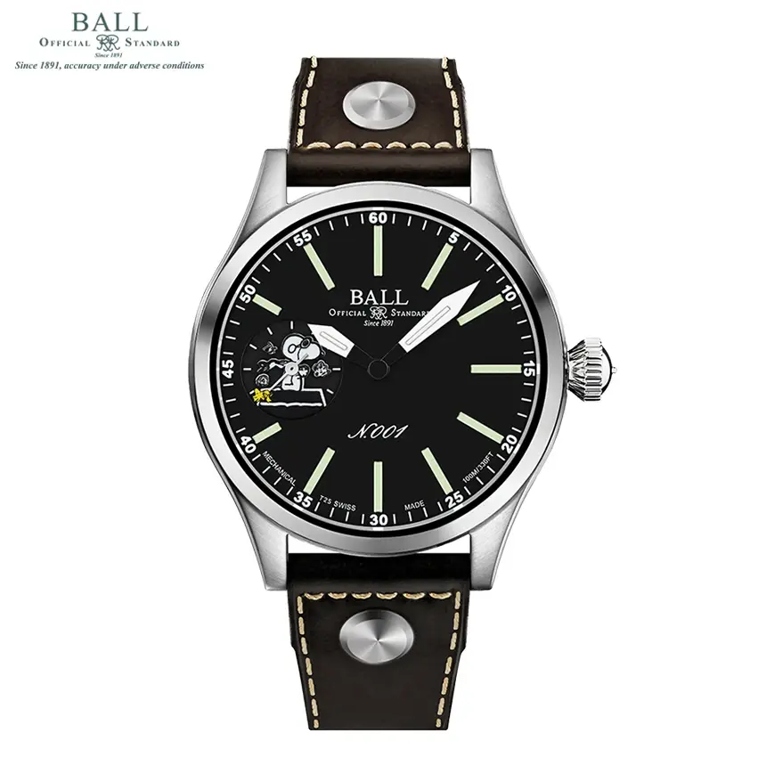 BALL WATCH Engineer Master Snoopy Flying Ace NM2638C-L2J-BK
