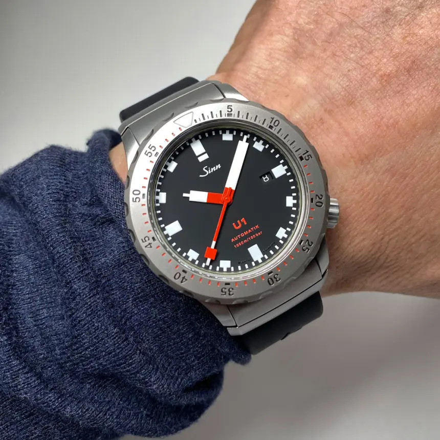 Sinn U1 テギメント加工ベゼル