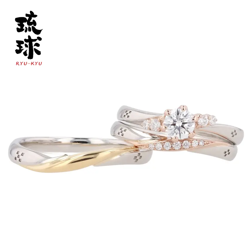 てぃんがーら 結婚指輪 てぃんがーらビヨンド 重ね付けセット