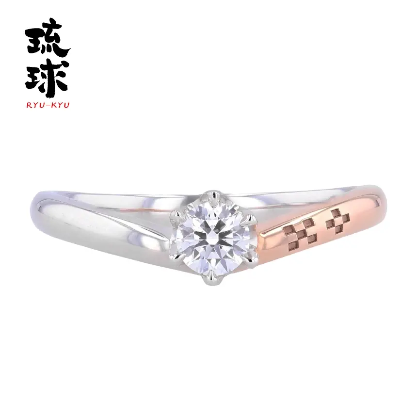 山城時計店 琉球 てぃーだ プラチナ・ゴールド婚約指輪 メインビジュアル