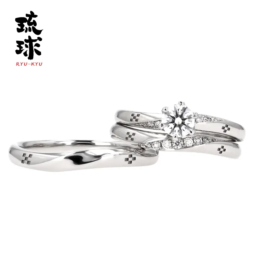 てぃんがーら 結婚指輪 てぃんがーら 重ね付けセット