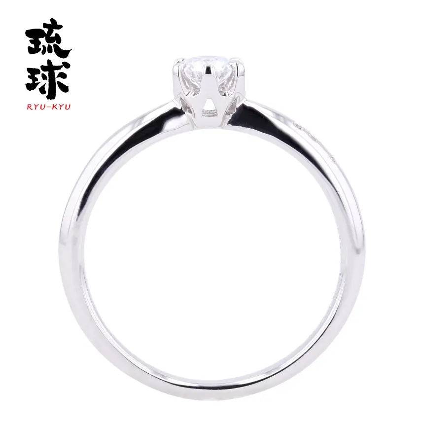 山城時計店 琉球 にぬふぁぶし 婚約指輪 側面デザイン