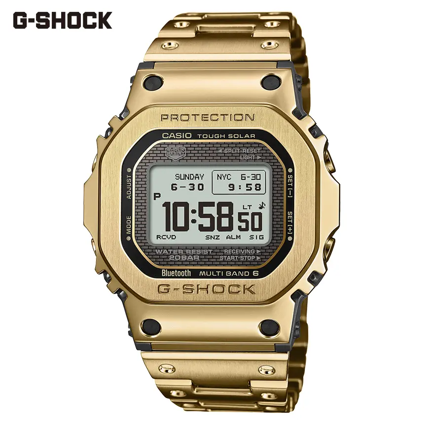 G-SHOCK GMW-BZ5000GD-9JFのゴールドIPメイン画像